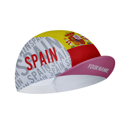 Customized Spain Cycling Cap Sports Hats