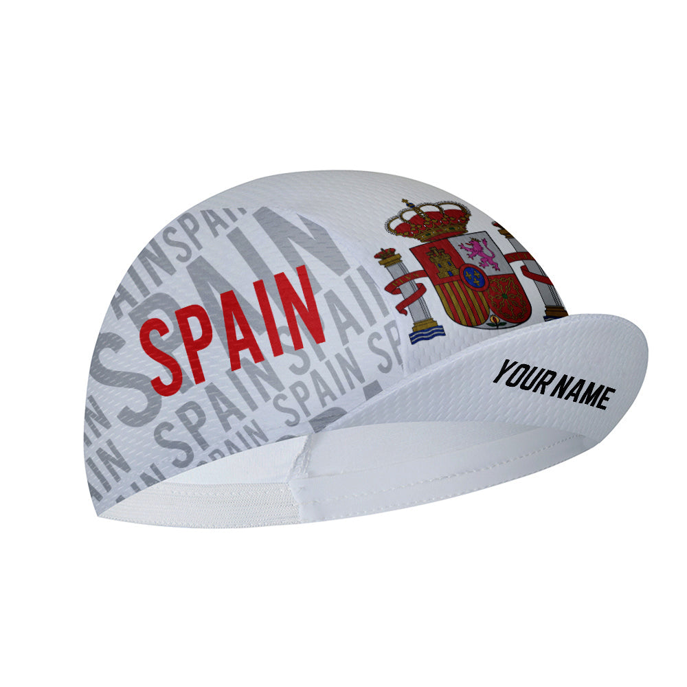 Customized Spain Cycling Cap Sports Hats