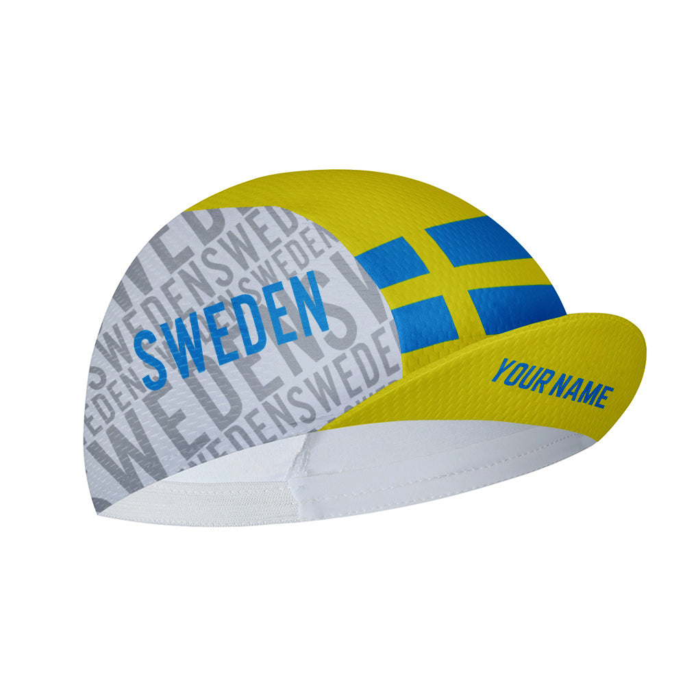 Customized Sweden Cycling Cap Sports Hats