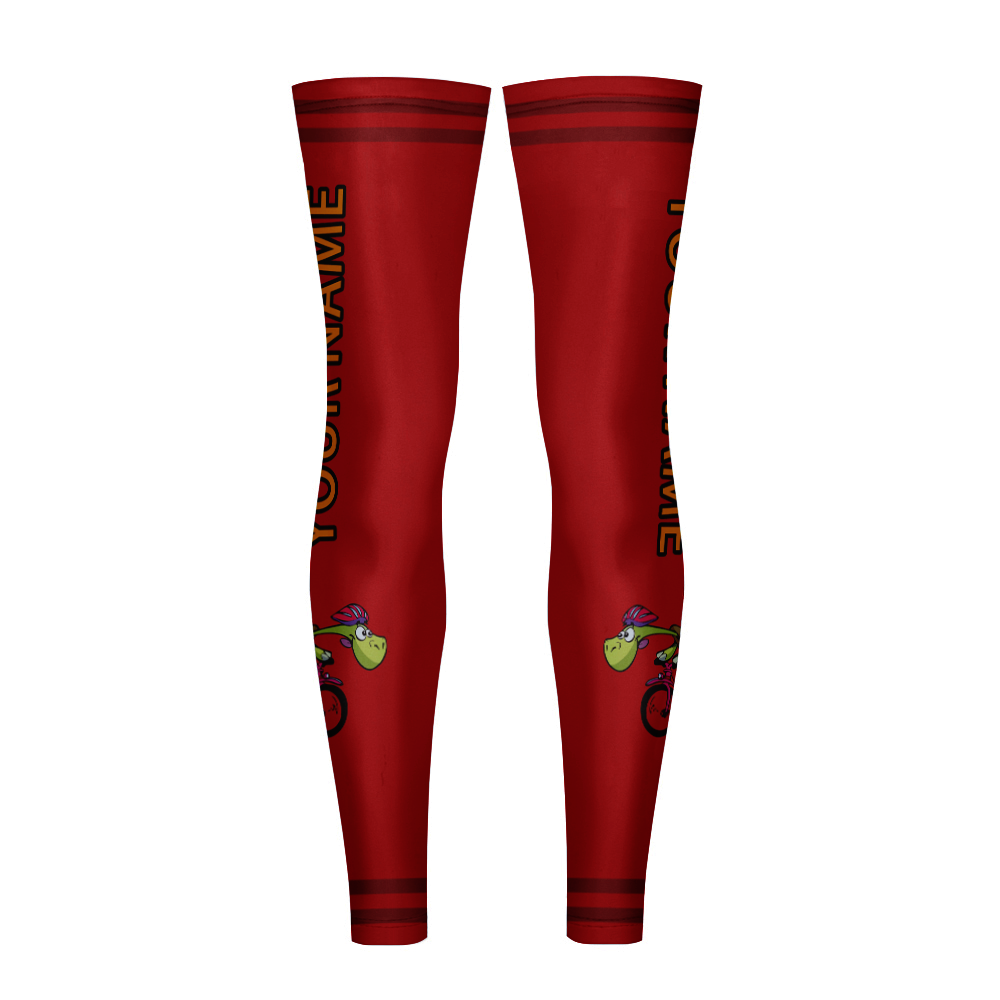 Customized Tortoise Cycling Leg Warmers Leg Sleeves