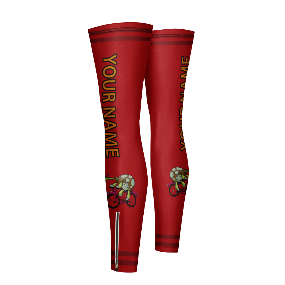 Customized Tortoise Cycling Leg Warmers Leg Sleeves