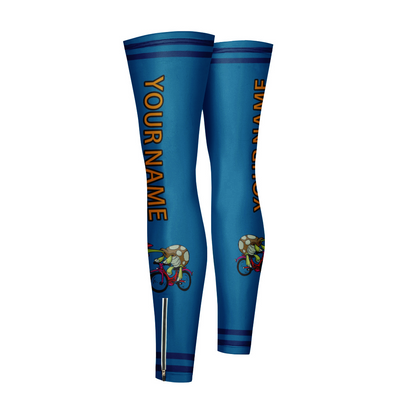 Customized Tortoise Cycling Leg Warmers Leg Sleeves