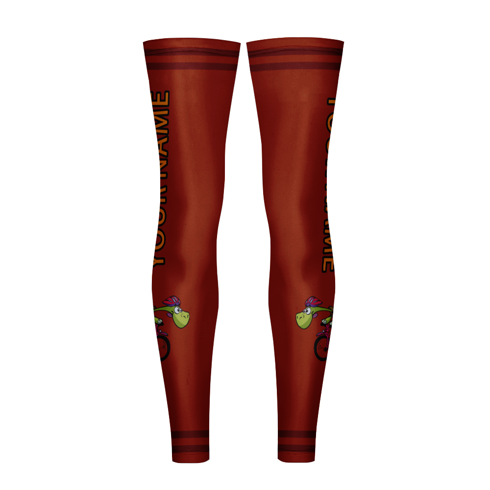 Customized Tortoise Cycling Leg Warmers Leg Sleeves