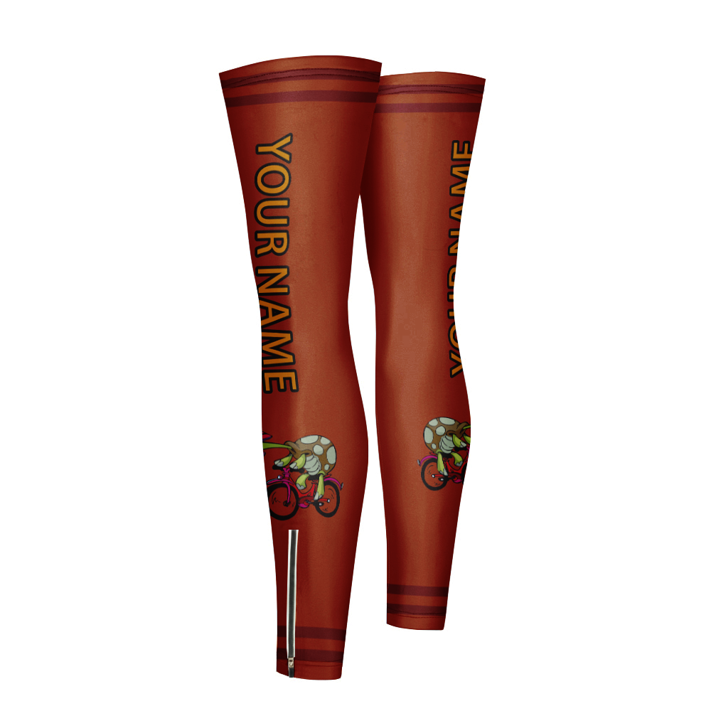 Customized Tortoise Cycling Leg Warmers Leg Sleeves