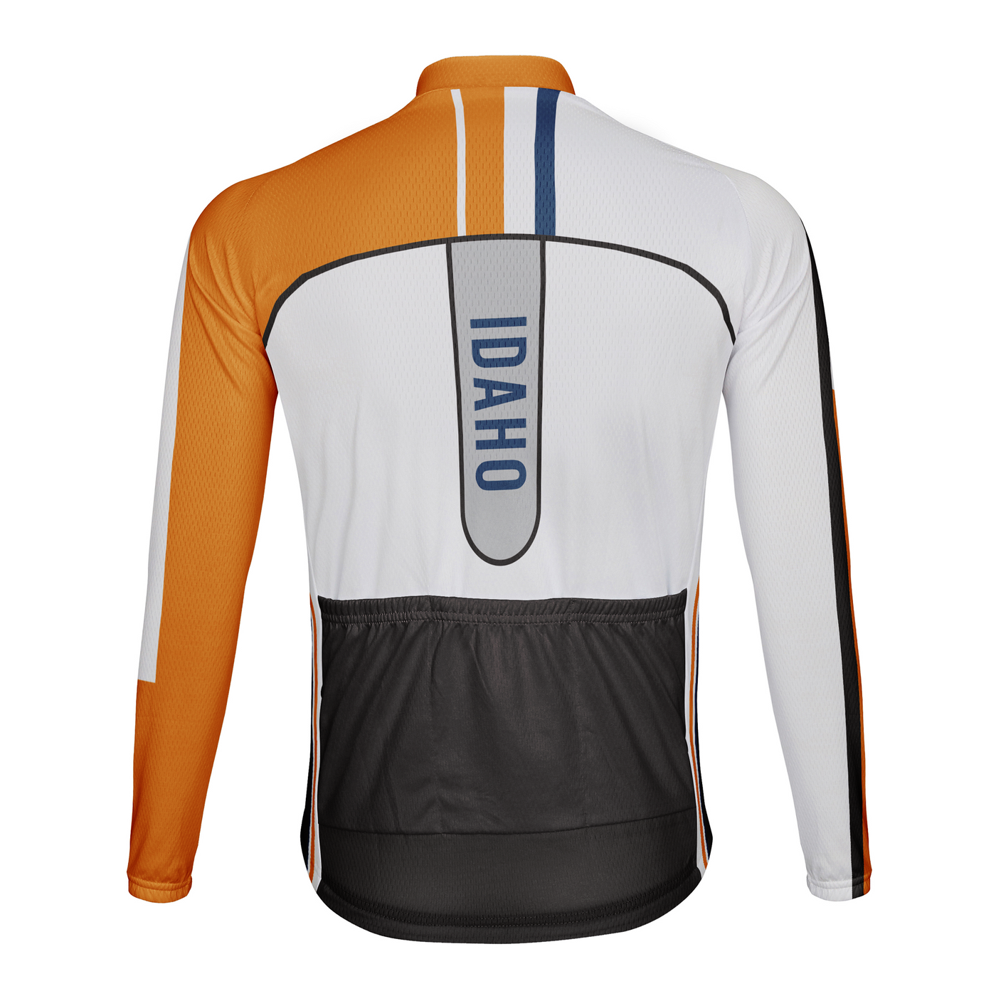 Custom Idaho Winter Thermal Fleece Men's Cycling Jersey Long Sleeve
