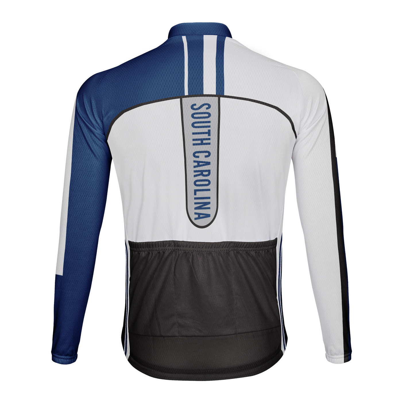 Customized South Carolina Winter Thermal Fleece Men's Cycling Jersey Long Sleeve