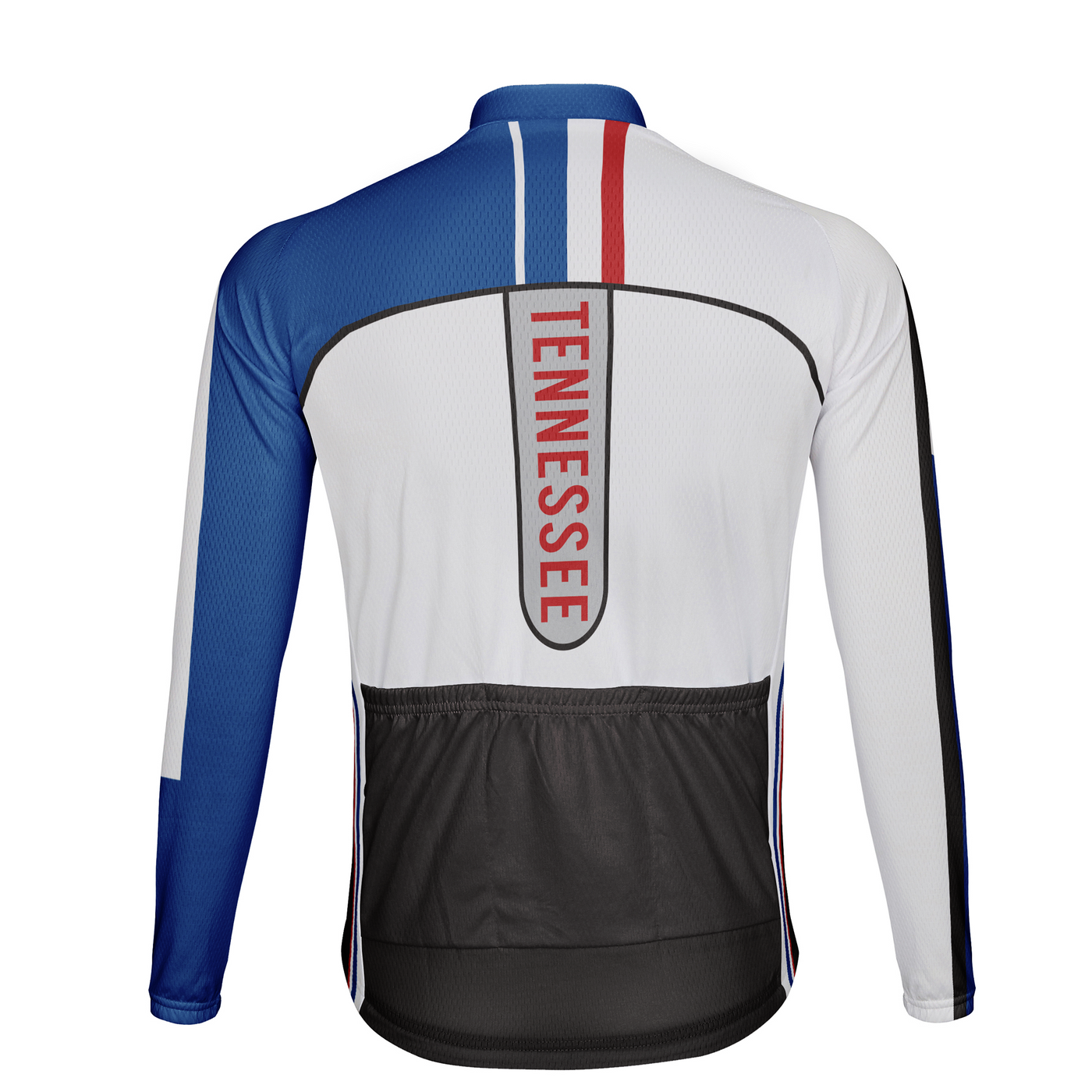 Customized Tennessee Winter Thermal Fleece Men's Cycling Jersey Long Sleeve