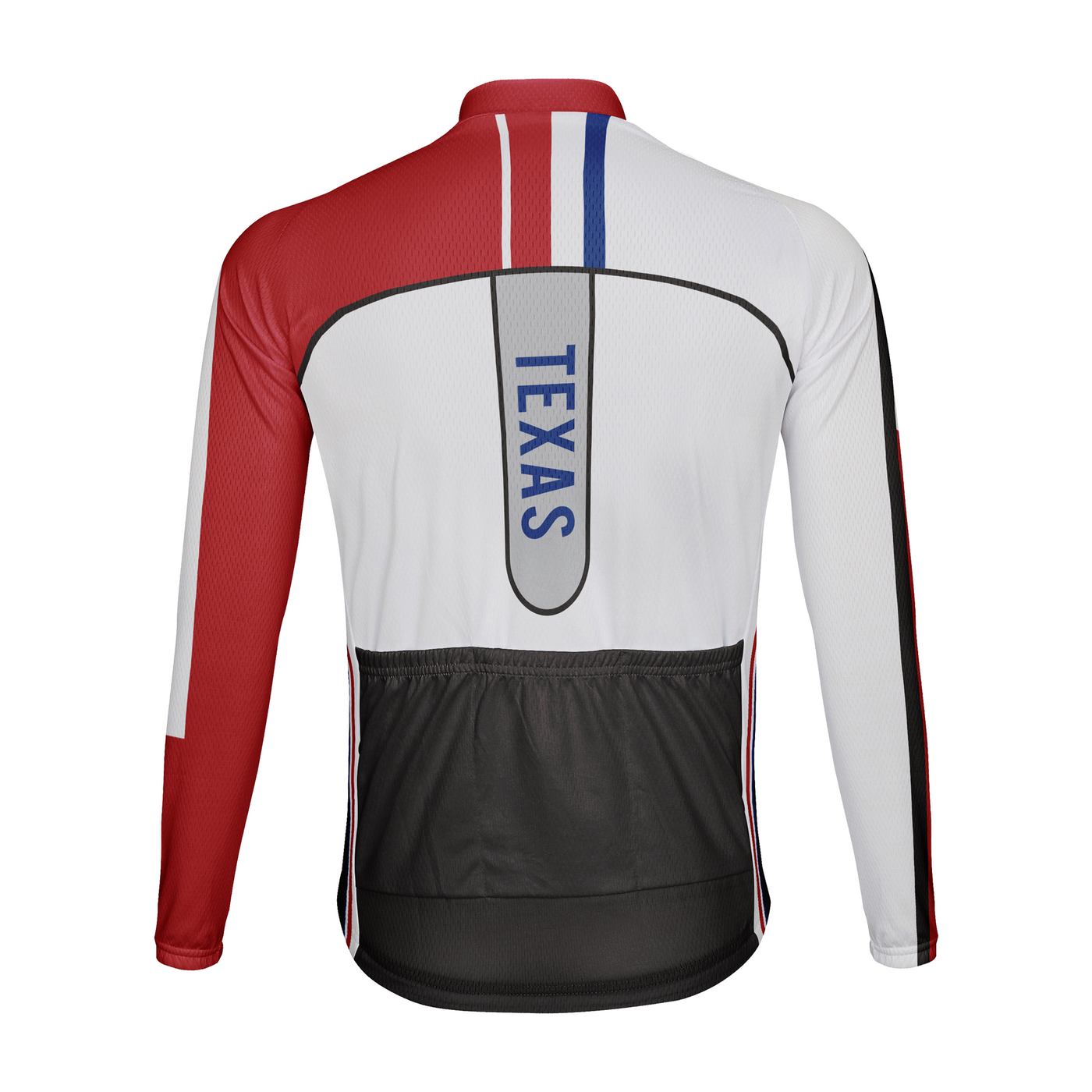 Customized Texas Winter Thermal Fleece Men's Cycling Jersey Long Sleeve