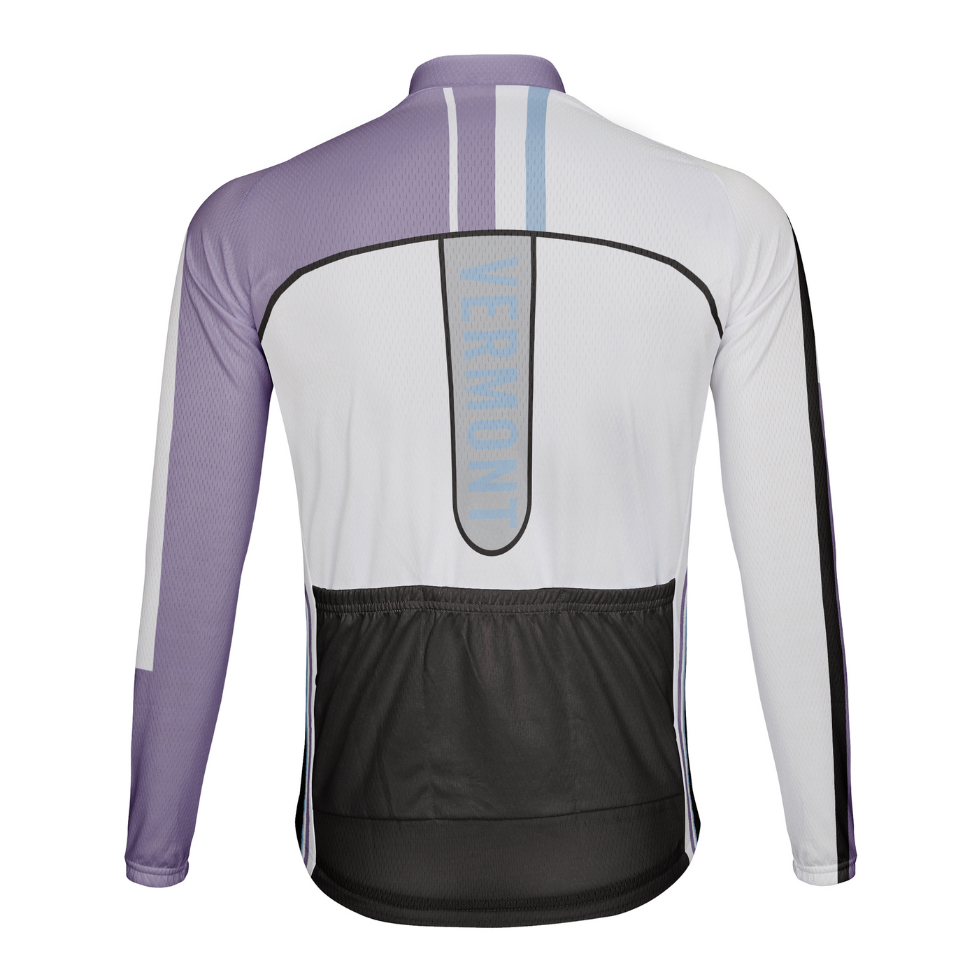 Customized Vermont Winter Thermal Fleece Men's Cycling Jersey Long Sleeve