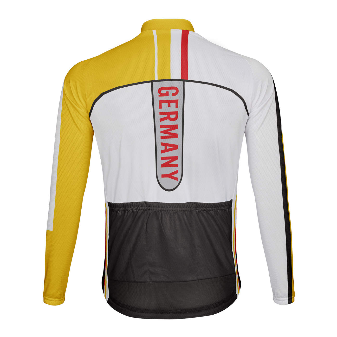 Custom Germany Men's Winter Thermal Fleece Cycling Jersey Long Sleeve