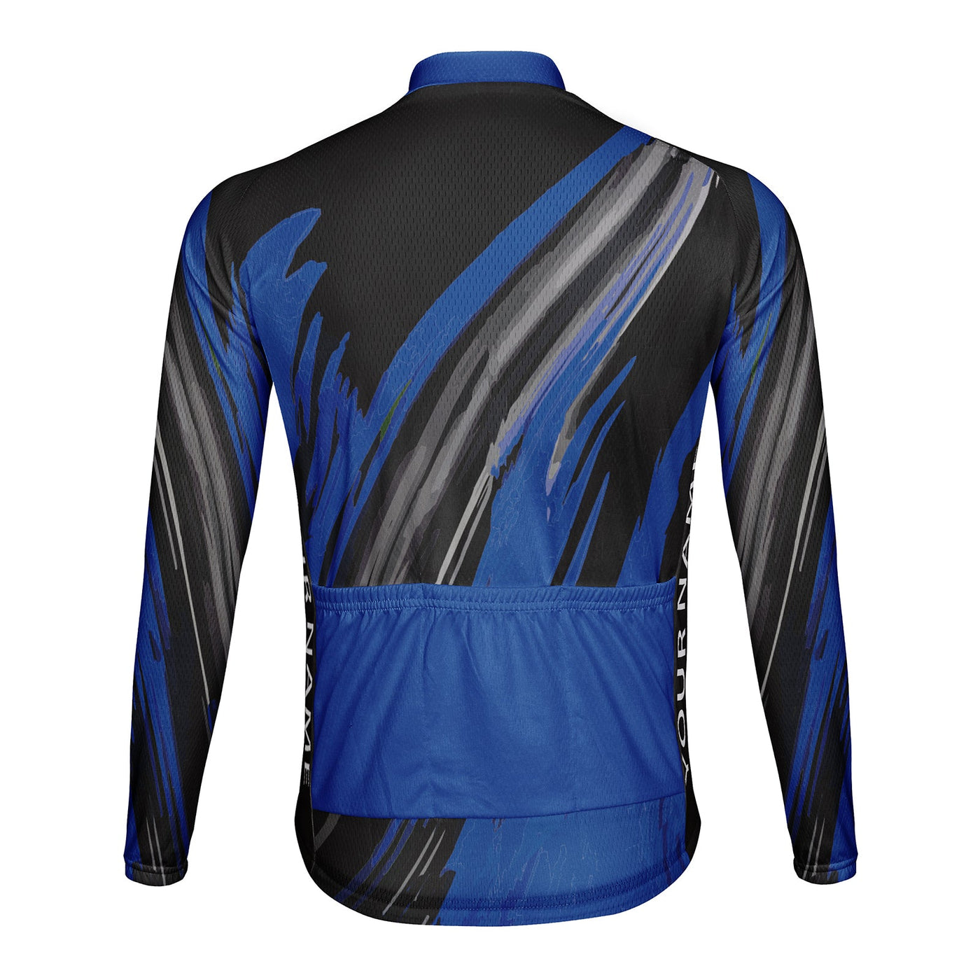 Customized Color Men's Winter Thermal Fleece Cycling Jersey Long Sleeve