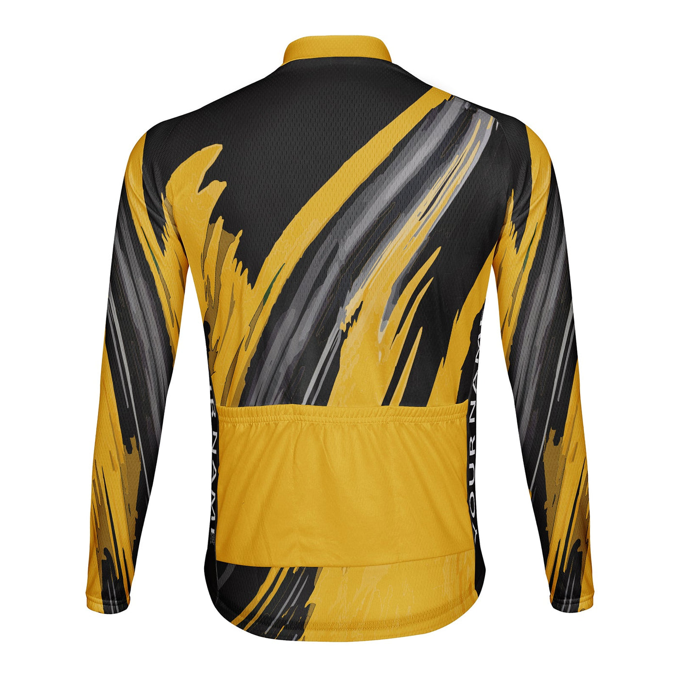 Customized Color Men's Winter Thermal Fleece Cycling Jersey Long Sleeve