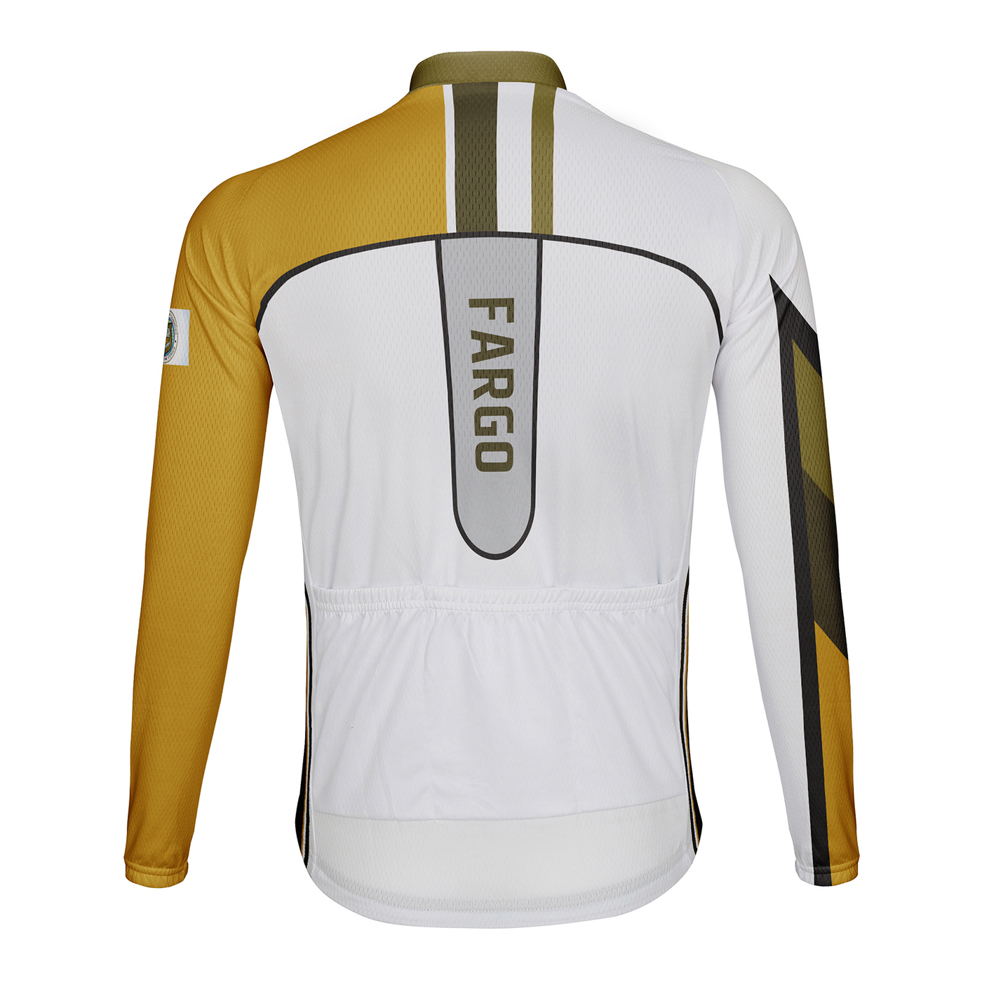 Customized Fargo Men's Winter Thermal Fleece Cycling Jersey Long Sleeve