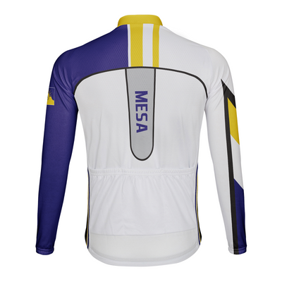 Customized Mesa Men's Winter Thermal Fleece Cycling Jersey Long Sleeve