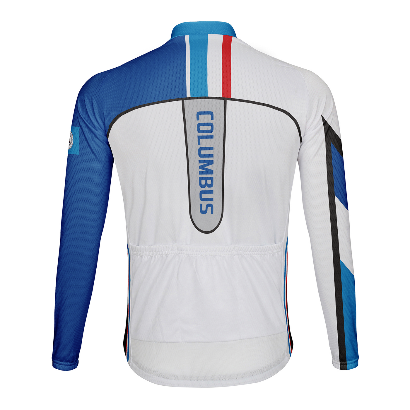 Customized Columbus Men's Winter Thermal Fleece Cycling Jersey Long Sleeve