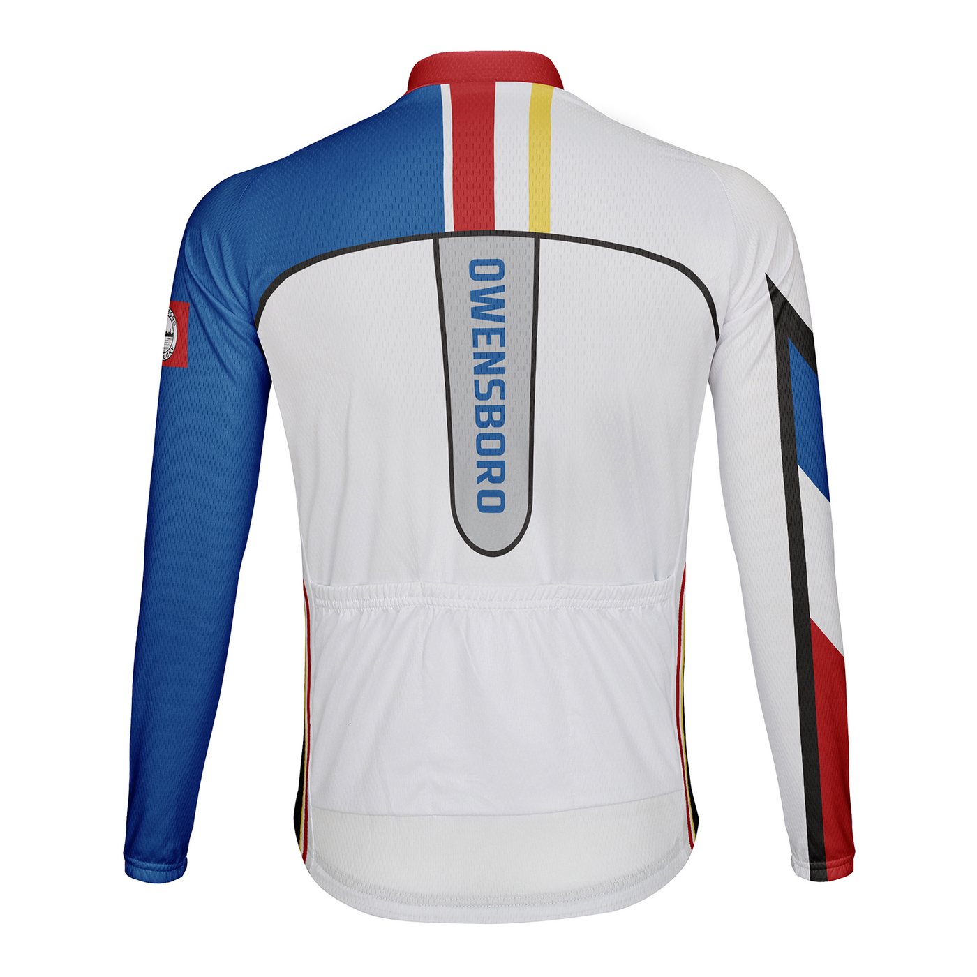 Customized Owensboro Men's Winter Thermal Fleece Cycling Jersey Long Sleeve