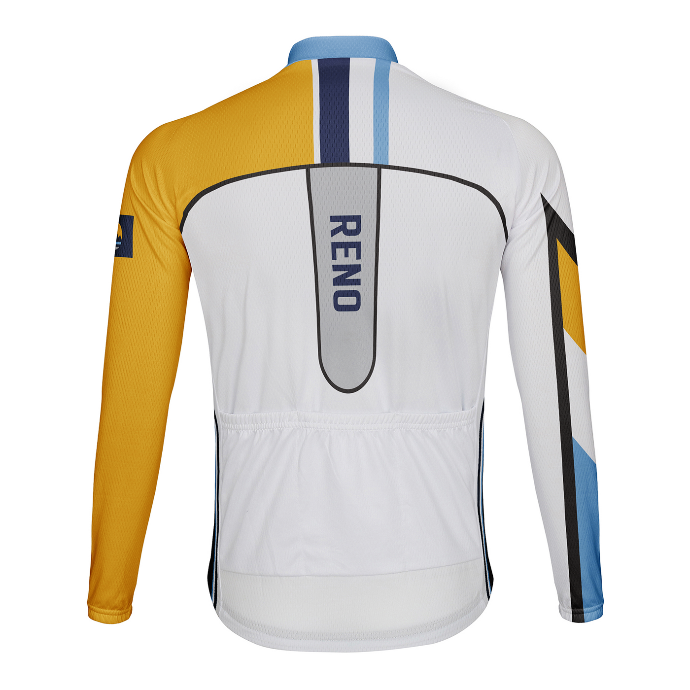 Customized Reno Men's Winter Thermal Fleece Cycling Jersey Long Sleeve