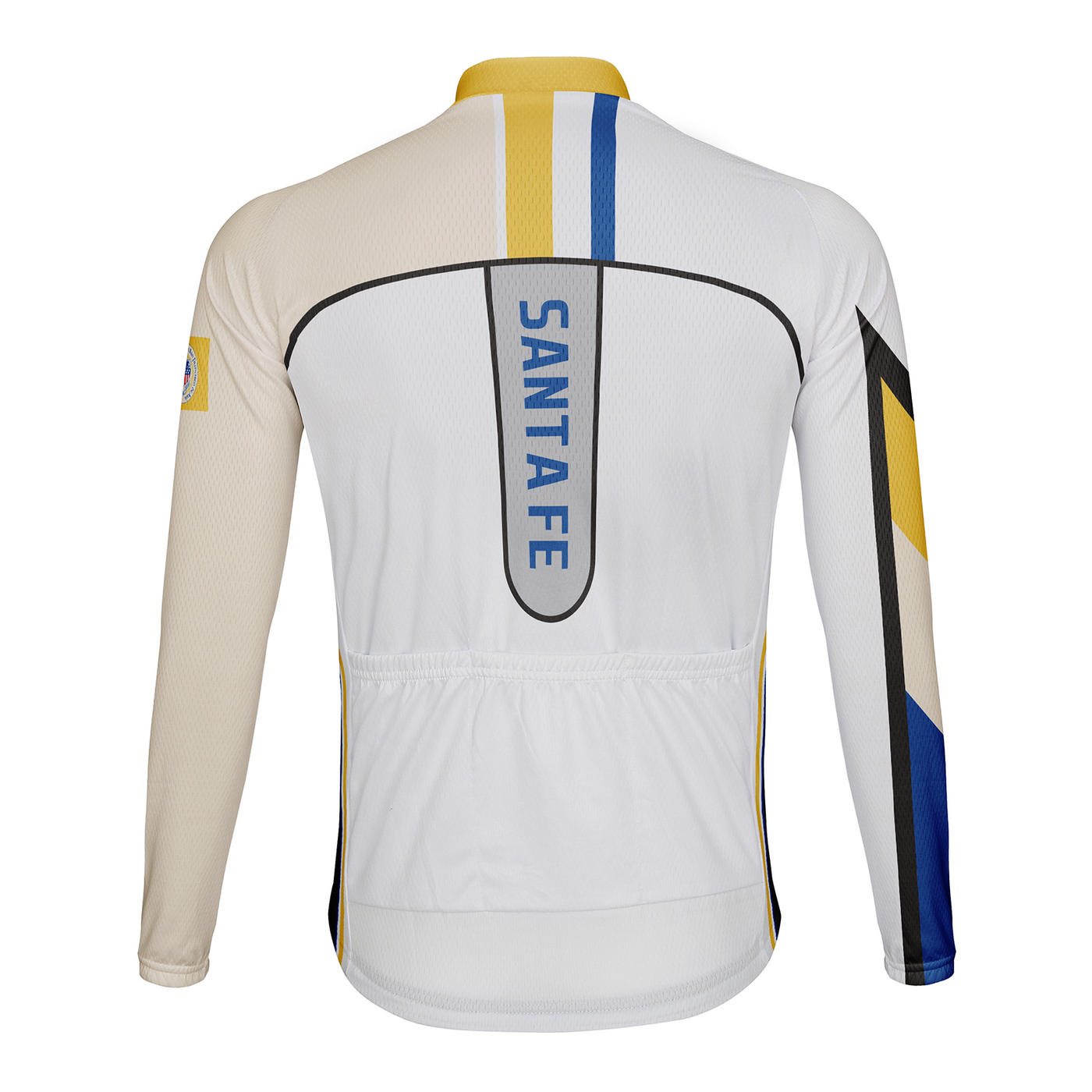 Customized Santa Fe Men's Winter Thermal Fleece Cycling Jersey Long Sleeve