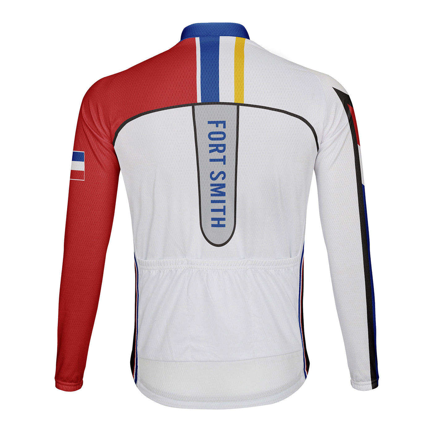 Customized Fort Smith Men's Winter Thermal Fleece Cycling Jersey Long Sleeve