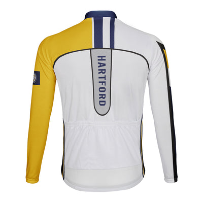 Customized Hartford Men's Winter Thermal Fleece Cycling Jersey Long Sleeve