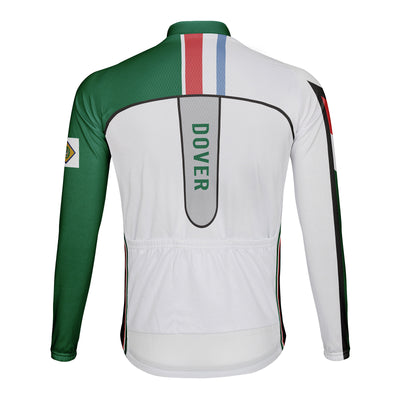 Customized Dover Men's Winter Thermal Fleece Cycling Jersey Long Sleeve