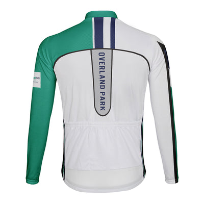 Customized Overland Park Men's Winter Thermal Fleece Cycling Jersey Long Sleeve