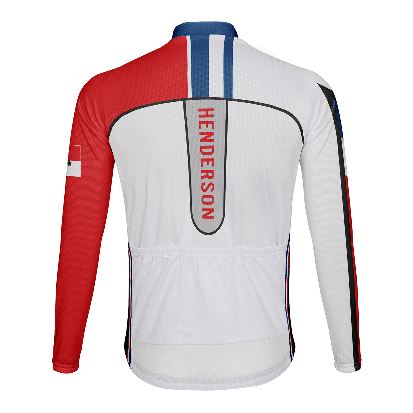 Customized Henderson Men's Winter Thermal Fleece Cycling Jersey Long Sleeve