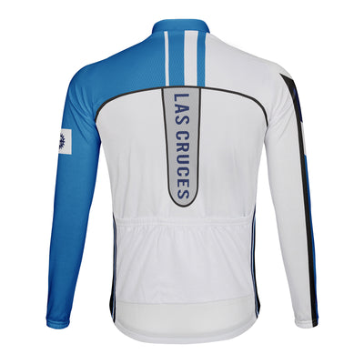 Customized Las Cruces Men's Winter Thermal Fleece Cycling Jersey Long Sleeve
