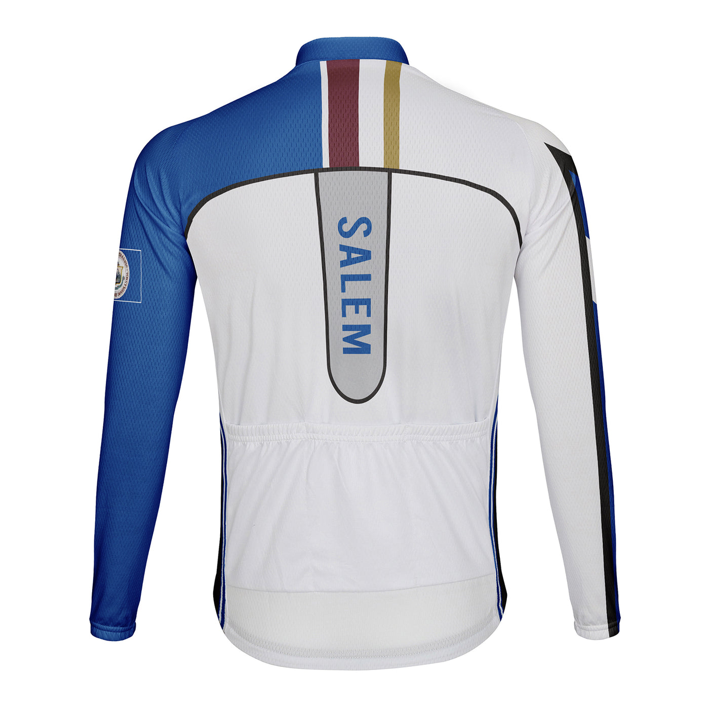 Customized Salem Men's Winter Thermal Fleece Cycling Jersey Long Sleeve