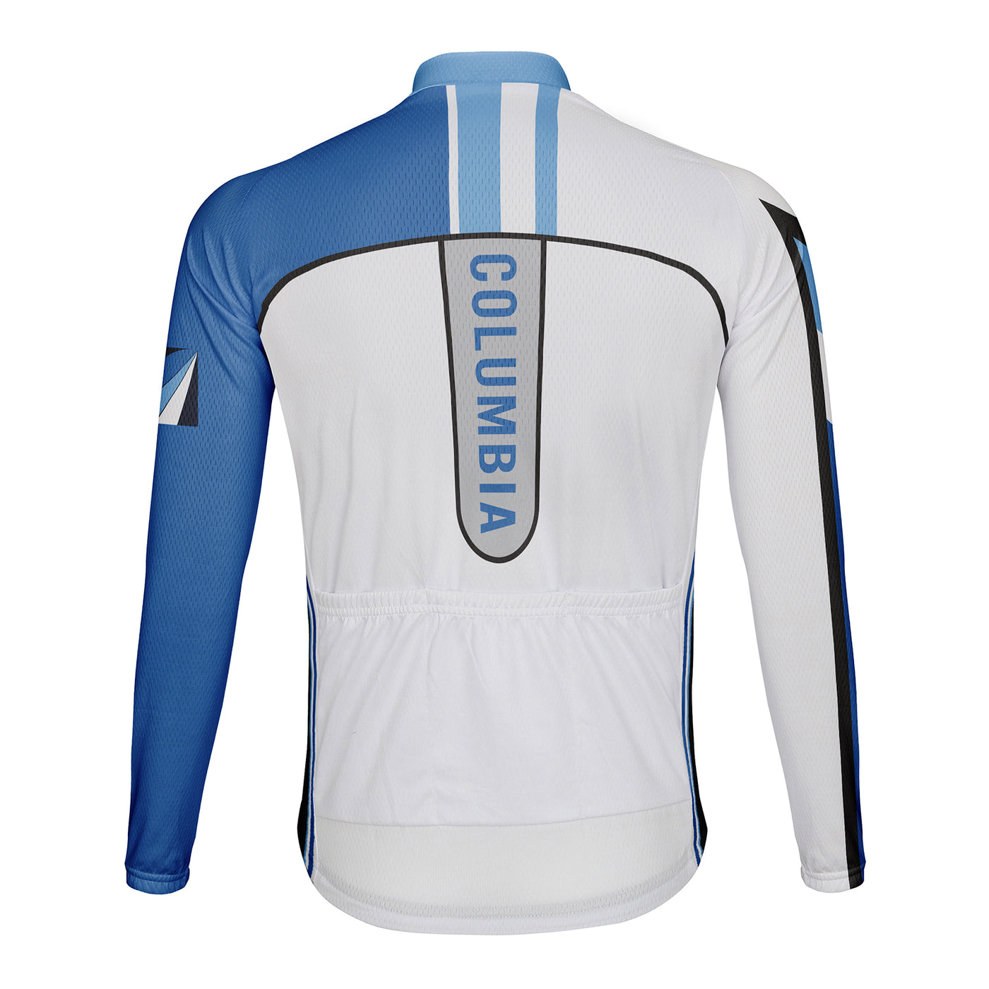 Customized Columbia Men's Winter Thermal Fleece Cycling Jersey Long Sleeve