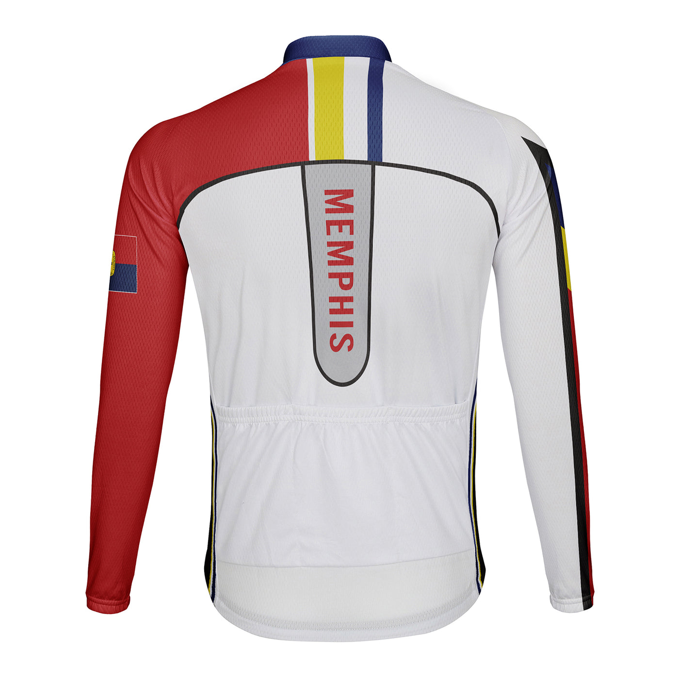 Customized Memphis Men's Winter Thermal Fleece Cycling Jersey Long Sleeve