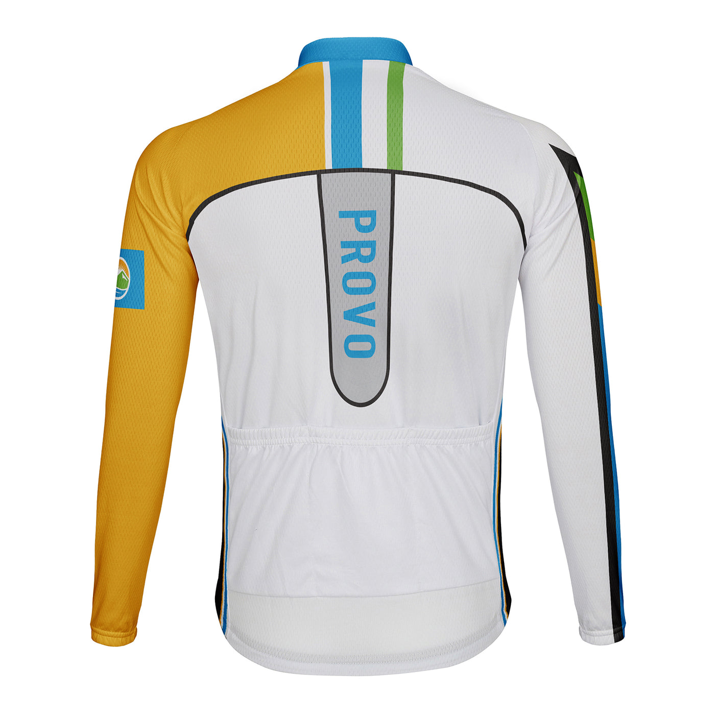 Customized Provo Men's Winter Thermal Fleece Cycling Jersey Long Sleeve