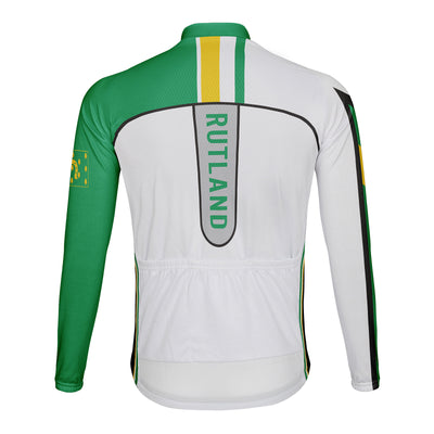 Customized Rutland Men's Winter Thermal Fleece Cycling Jersey Long Sleeve