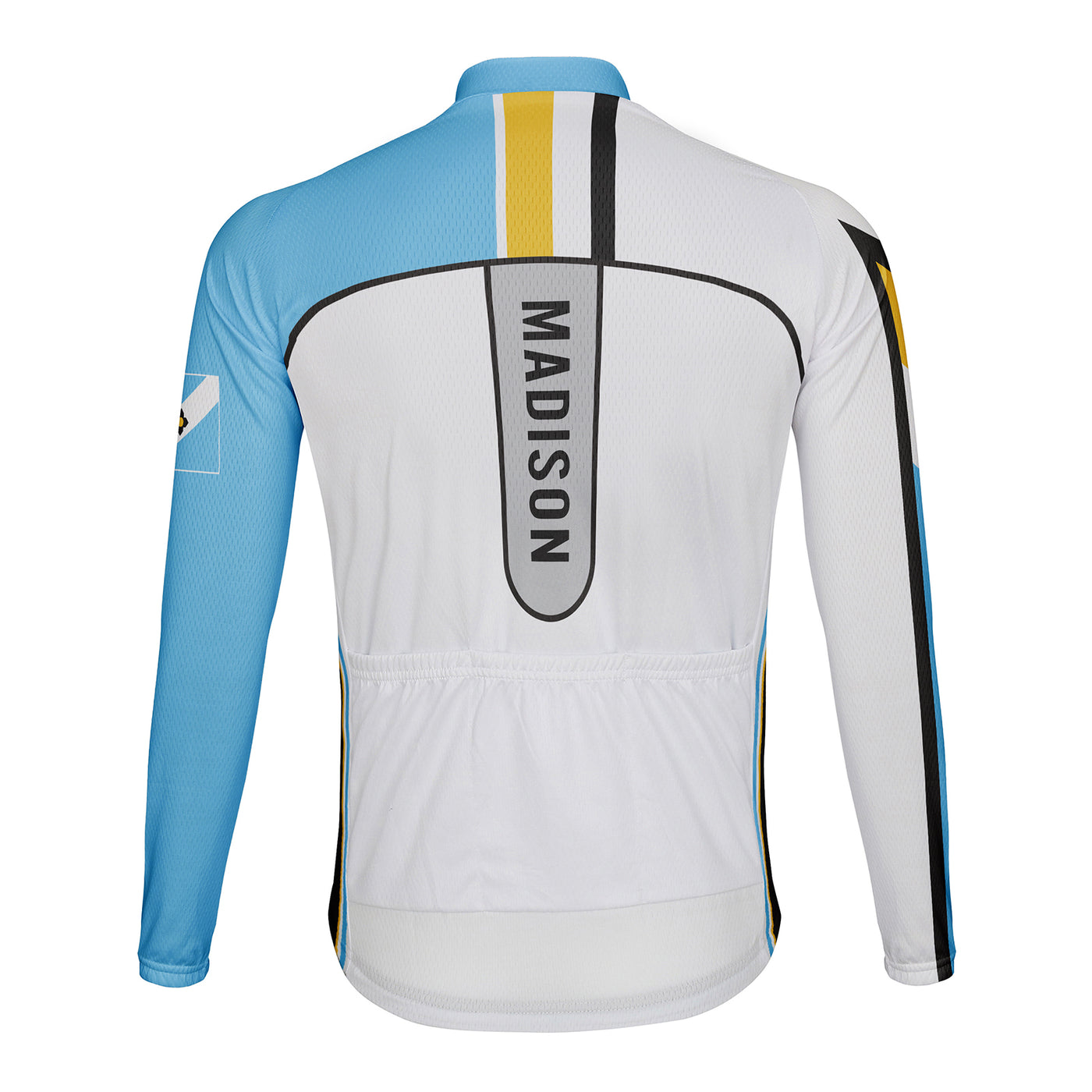 Customized Madison Men's Winter Thermal Fleece Cycling Jersey Long Sleeve