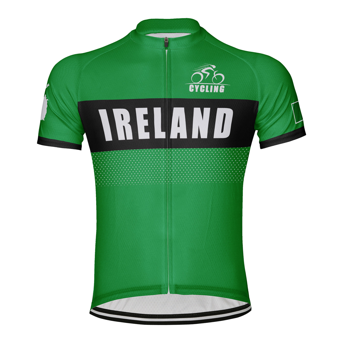 Customized Ireland Men's Cycling Jersey Short Sleeve