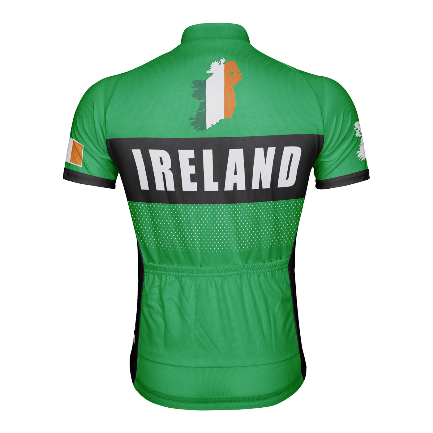 Customized Ireland Men's Cycling Jersey Short Sleeve