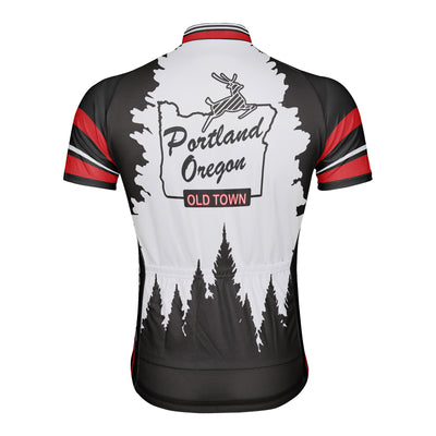 Custom Oregon Men's Short Sleeve Cycling Jersey