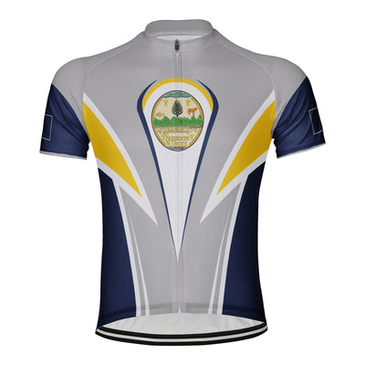Custom Vermont Men's Short Sleeve Cycling Jersey