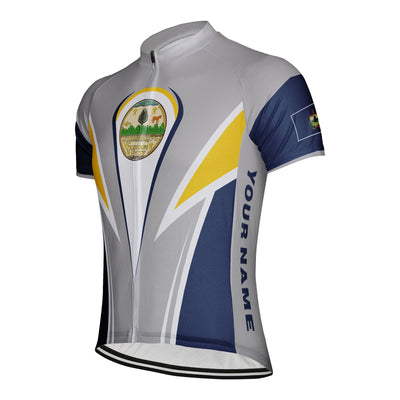 Custom Vermont Men's Short Sleeve Cycling Jersey