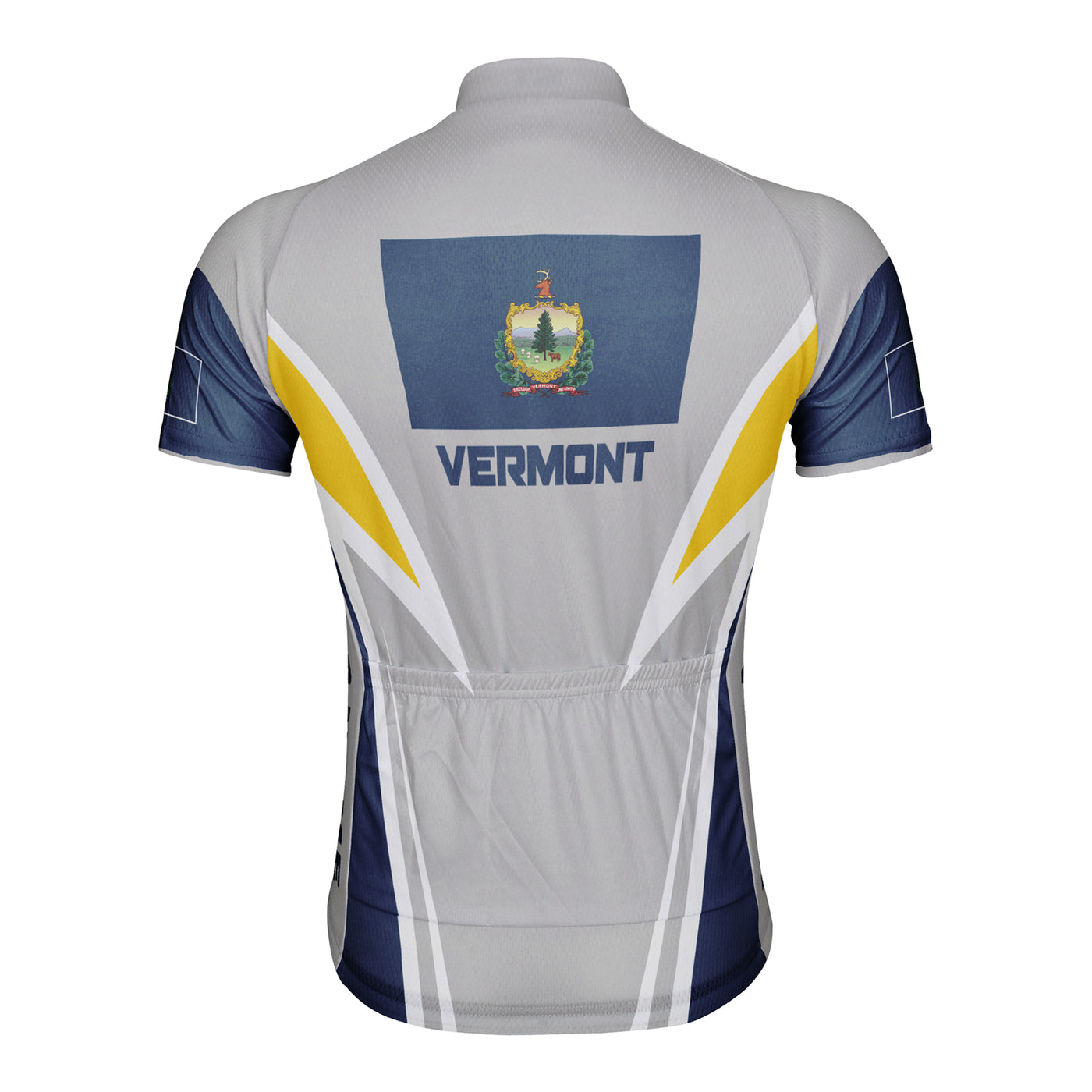 Custom Vermont Men's Short Sleeve Cycling Jersey