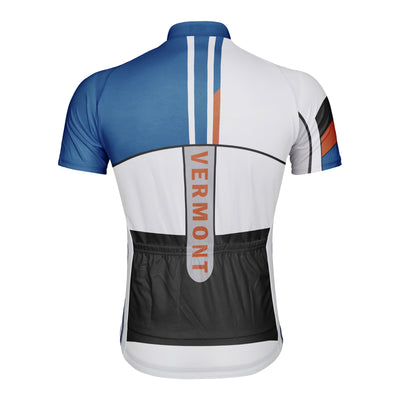 Custom Vermont Men's Short Sleeve Cycling Jersey
