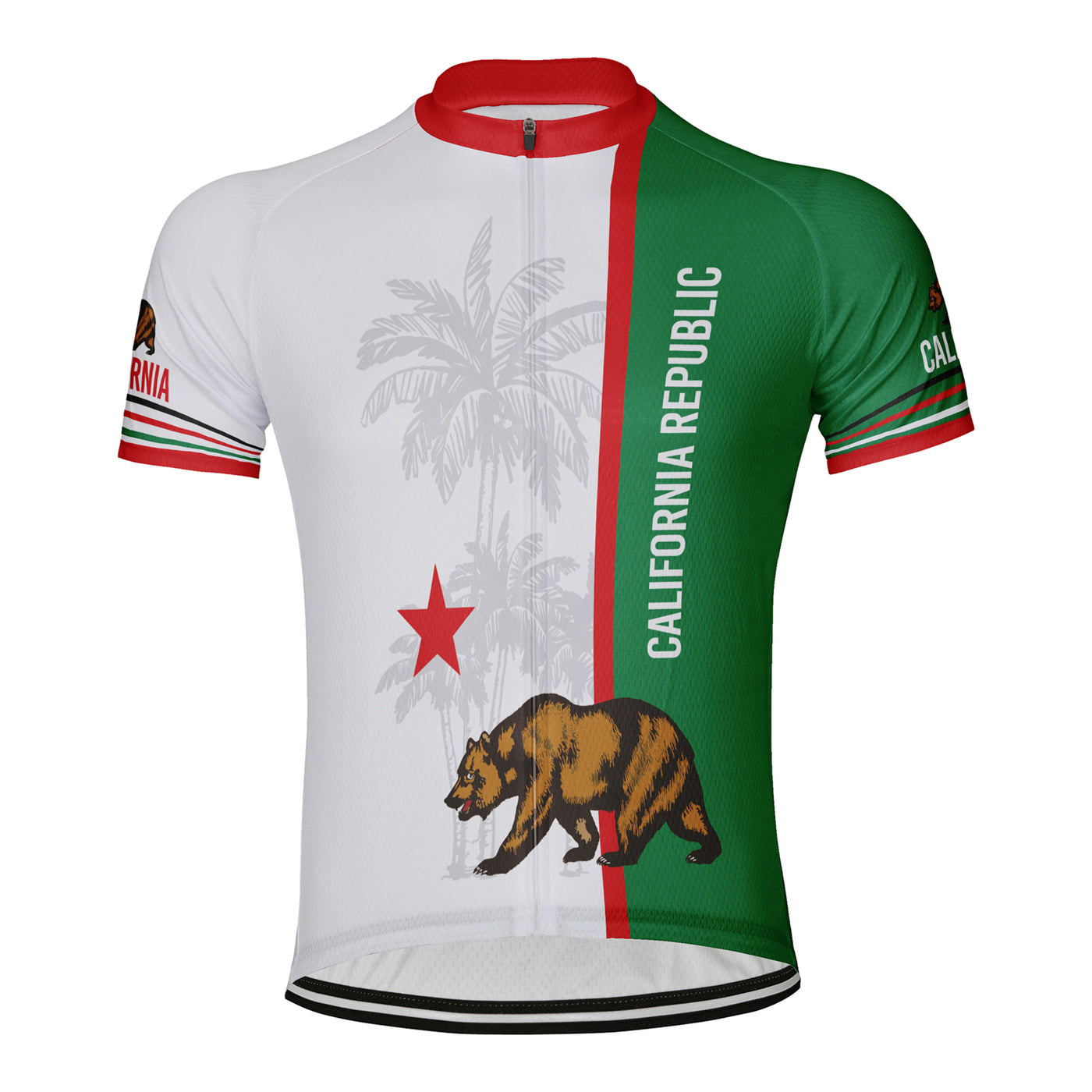 Customized California  Men's Cycling Jersey Short Sleeve