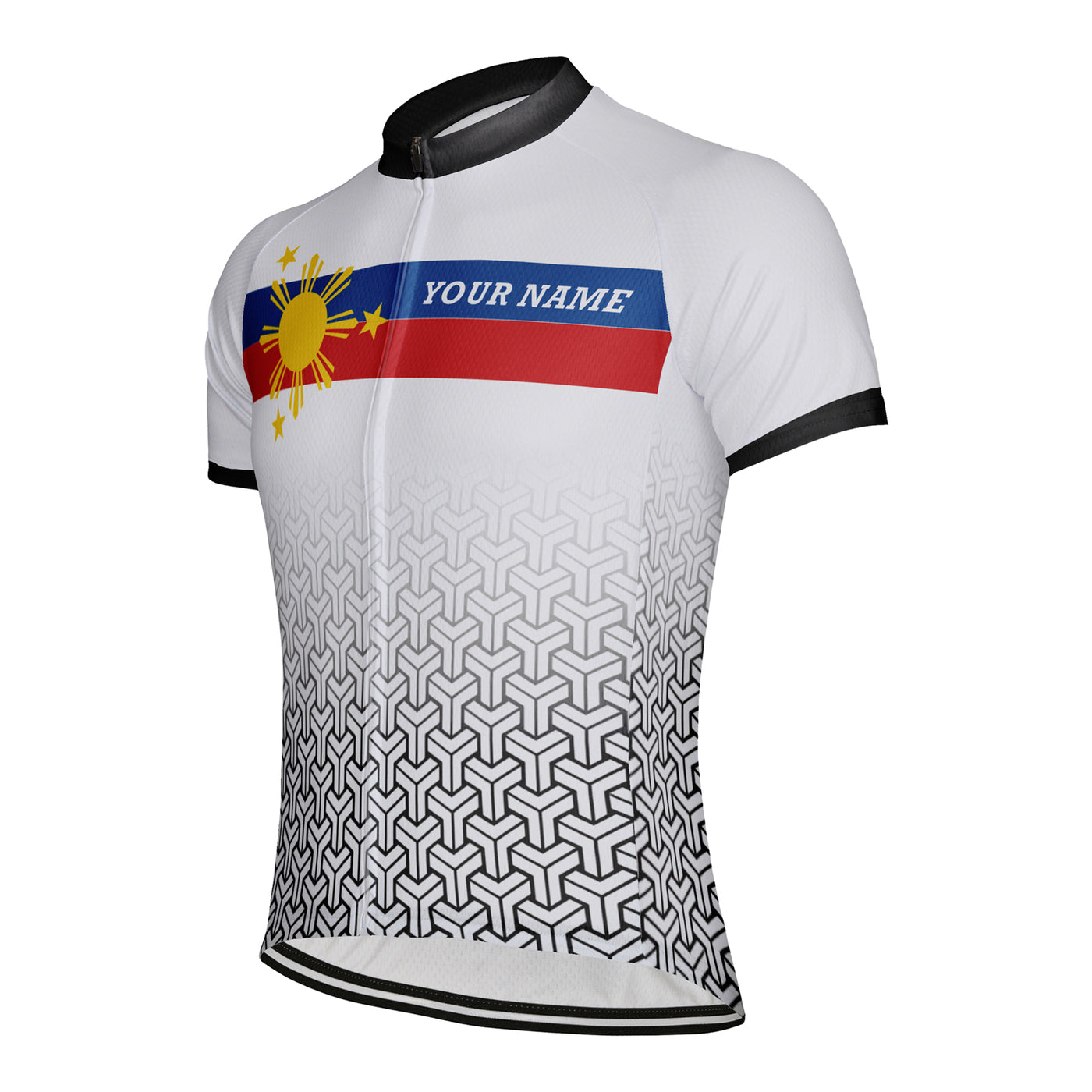 Customized Pilipinas Men's Cycling Jersey Short Sleeve
