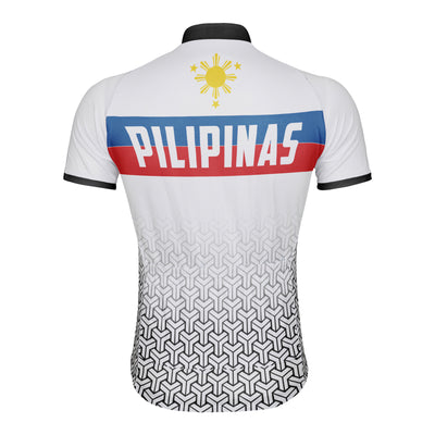 Customized Pilipinas Men's Cycling Jersey Short Sleeve
