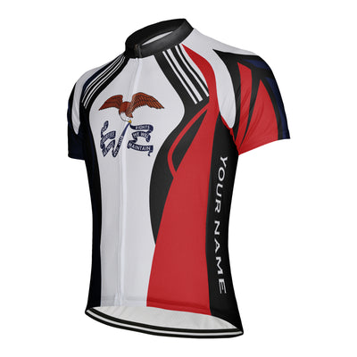 Personalized Iowa Men's Cycling Jersey Short Sleeve