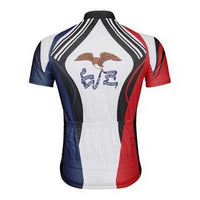 Personalized Iowa Men's Cycling Jersey Short Sleeve