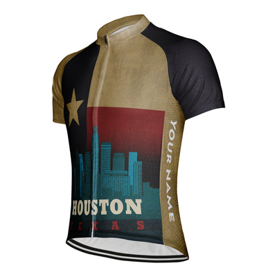 Customized Men's Texas Short Sleeve Cycling Jersey