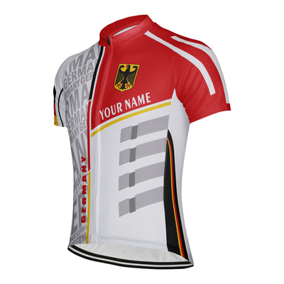 Customized Germany Men's Cycling Jersey Short Sleeve