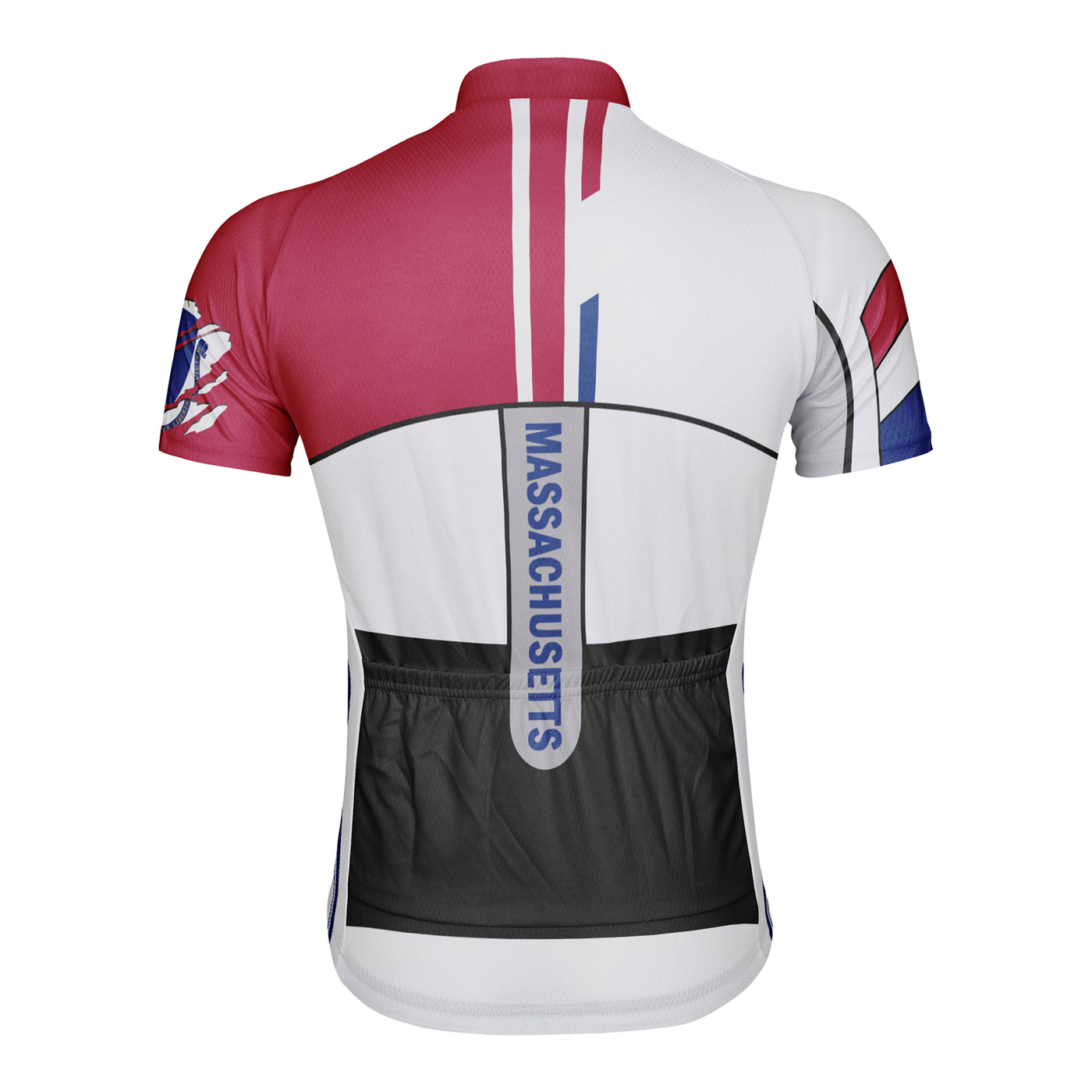 Customized Massachusetts Men's Cycling Jersey Short Sleeve