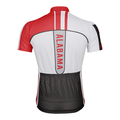 Customized Alabama Men's Cycling Jersey Short Sleeve